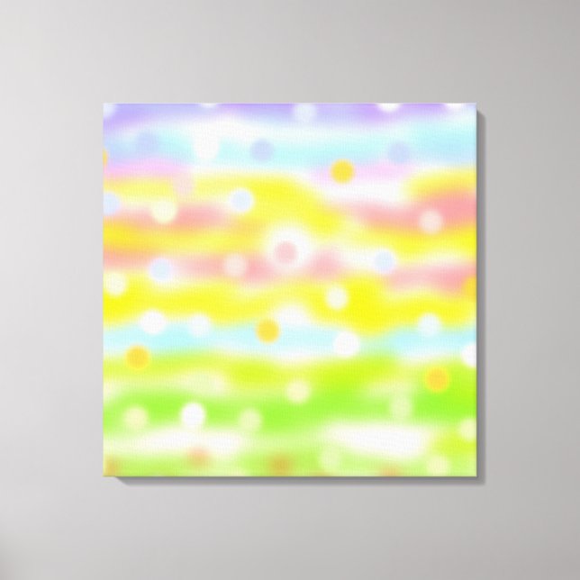 Abstrakt konst i flerfärgade nyanser canvastryck (Framsida)