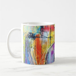 Abstrakt konst kaffekopp