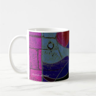 Abstrakt konst kaffekopp "Candlelight Variation"
