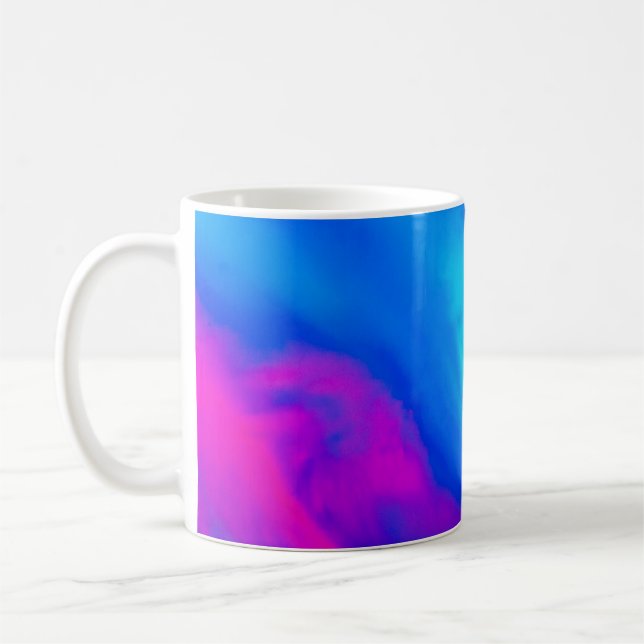 Abstrakt konst kaffemugg (Vänster)