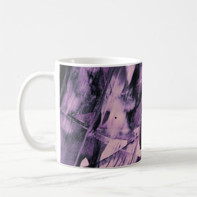 Abstrakt konst kaffemugg (Vänster)