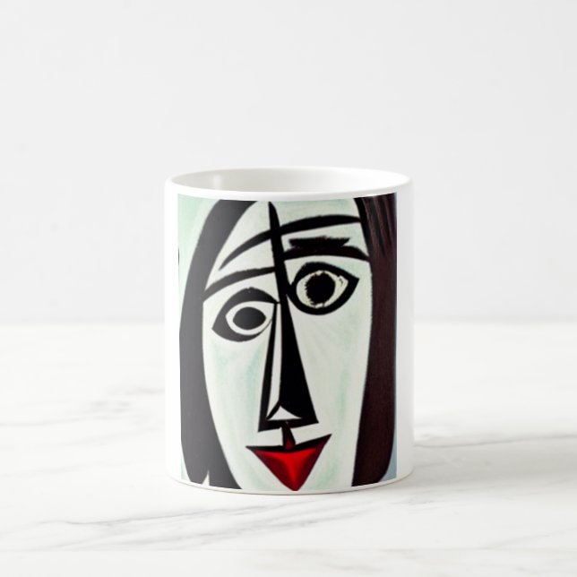 Abstrakt konst kaffemugge kaffemugg (Center)