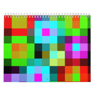 Abstrakt konst kalender