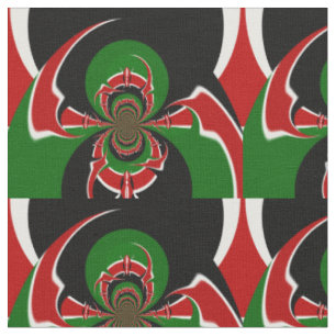 Abstrakt konst Kenya Hakuna Matata   Fira Afri  Tyg