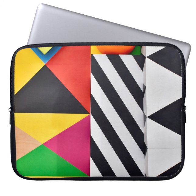 Abstrakt konst laptop fodral (Framsidan)