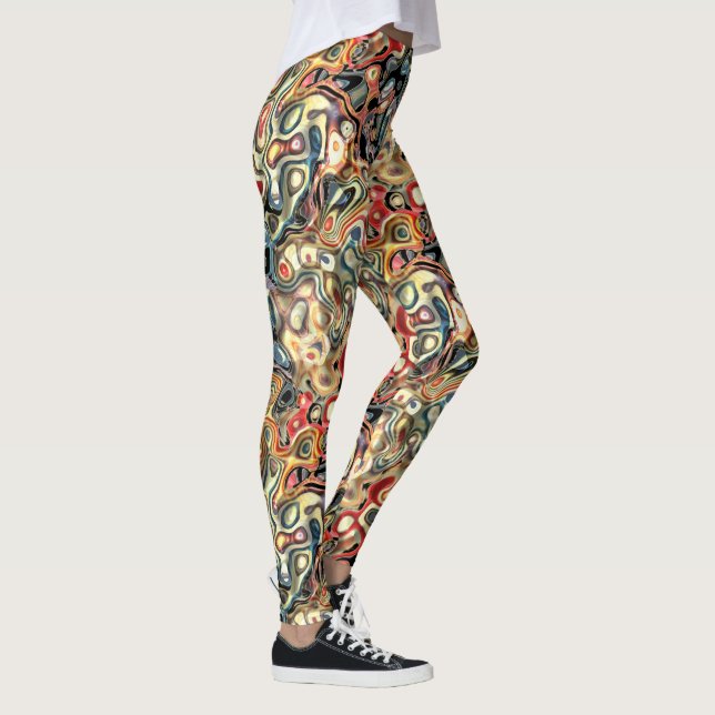 Abstrakt konst Leggings (Höger)