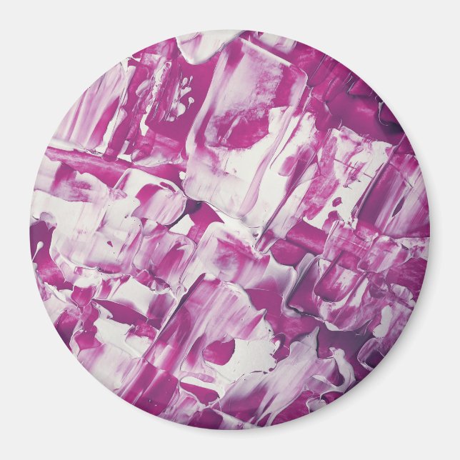 Abstrakt konst magnet (Framsidan)