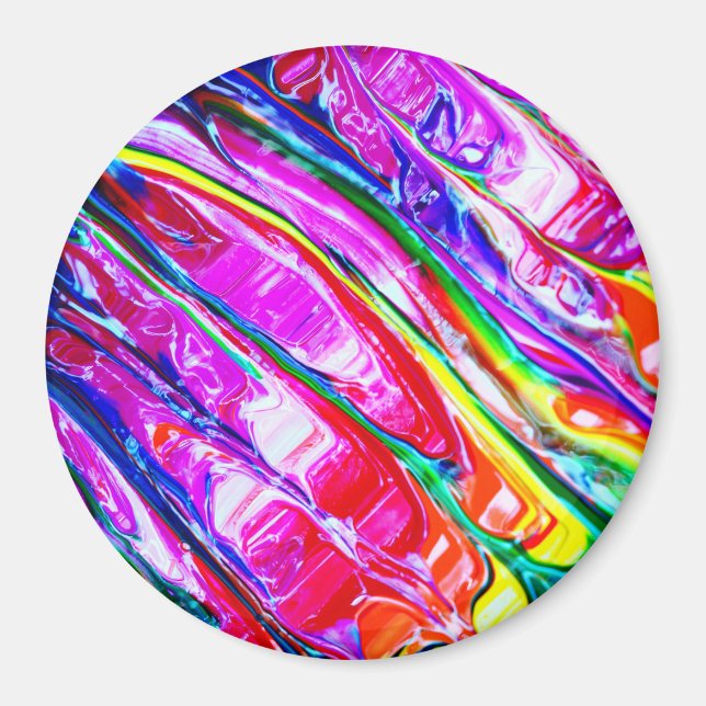 Abstrakt konst magnet (Framsidan)