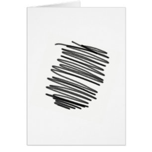 Abstrakt Konst Minimalism Energi Grattiskort Hälsningskort
