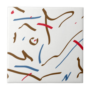 Abstrakt konst minimalism kakelplatta