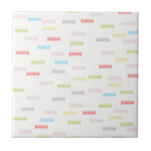 Abstrakt konst minimalism små prickar pastell kakelplatta