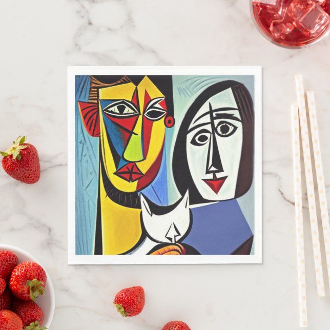 Abstrakt konst pappersservett (Insitu)