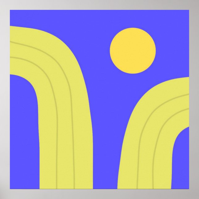 abstrakt konst poster (Framsidan)