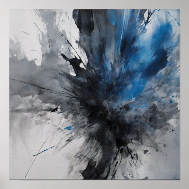 Abstrakt konst poster (Framsidan)