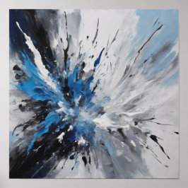 Abstrakt konst poster