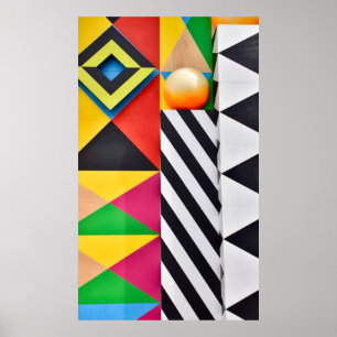 Abstrakt konst poster