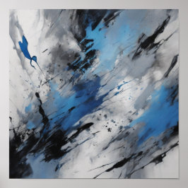 Abstrakt konst poster