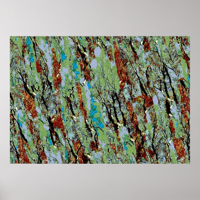 abstrakt konst poster (Framsidan)
