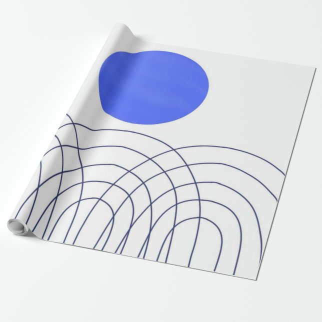 abstrakt konst presentpapper (Utrullad)