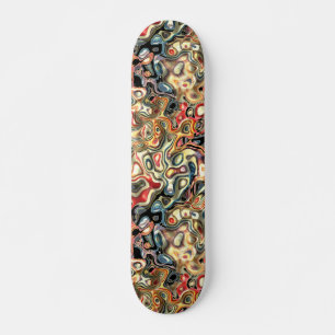Abstrakt konst skateboard