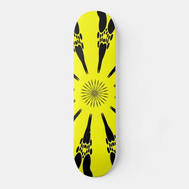 ABSTRAKT KONST SKATEBOARD BRÄDA 19,5 CM (Framsida)