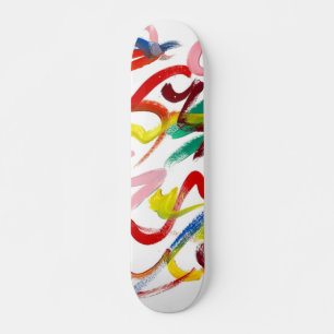 Abstrakt konst skateboard bräda 20 cm