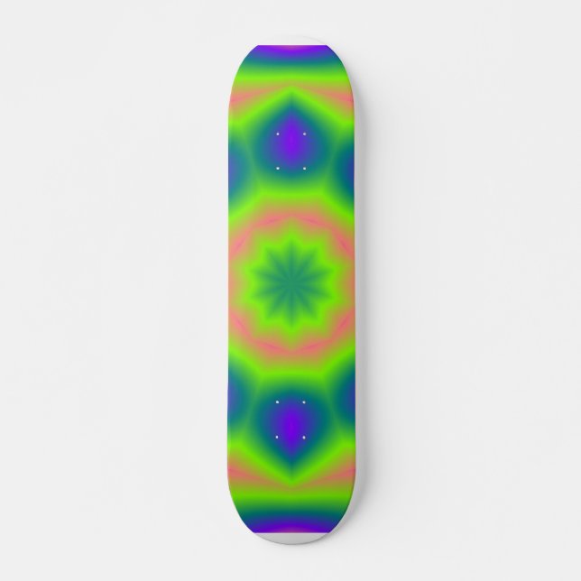 ABSTRAKT KONST SKATEBOARD BRÄDA 21,5 CM (Framsida)