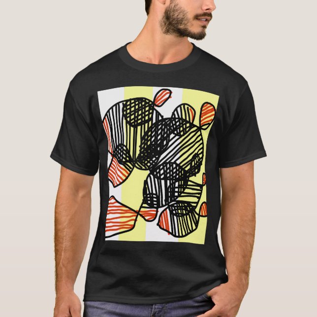 Abstrakt konst t shirt (Framsida)