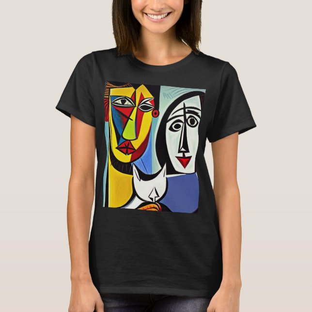 Abstrakt konst t-shirt (Framsida)