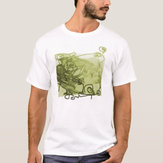 abstrakt konst t-shirt