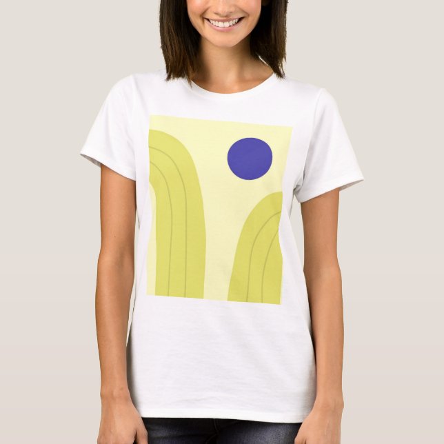 abstrakt konst t shirt (Framsida)