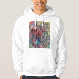 Abstrakt Konst Tröja Hoodie