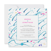 Abstrakt konst tropiska grunt vinkara foto bröllop