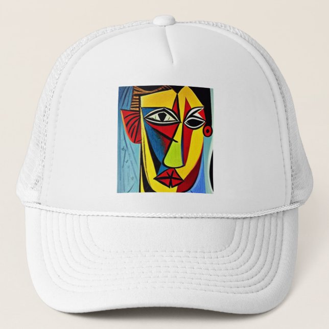 Abstrakt konst Trucker mössa Keps (Framsida)