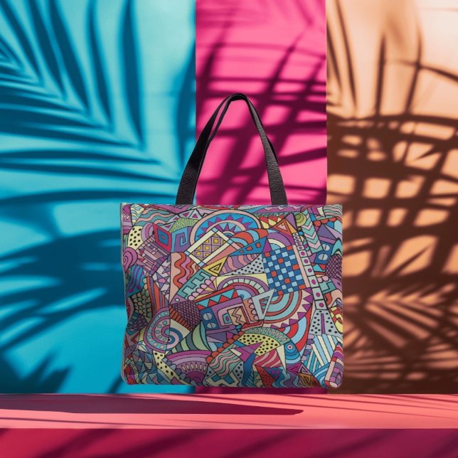 Abstrakt konst tygkasse (Skapare uppladdad)