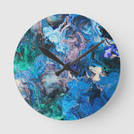 Abstrakt konst väggklocka