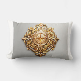 Abstrakt konst vinge logotyp för Pillow Lumbarkudde