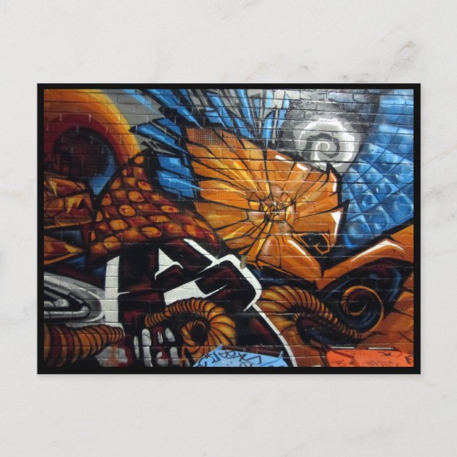 abstrakt konst vykort (Framsida)