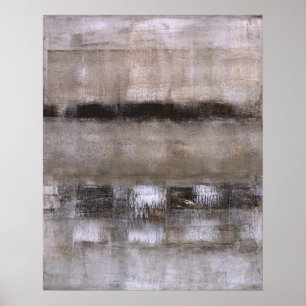 Abstrakt konstaffisch för brunt och för beige poster