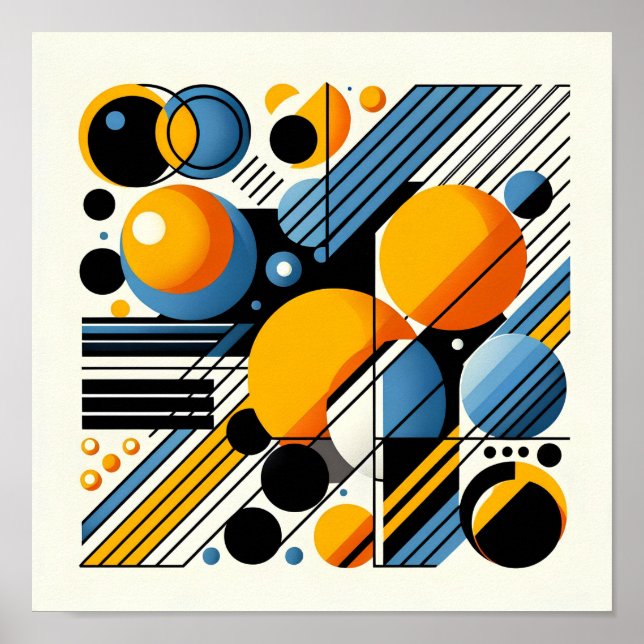 Abstrakt konstaffisch poster (Framsidan)