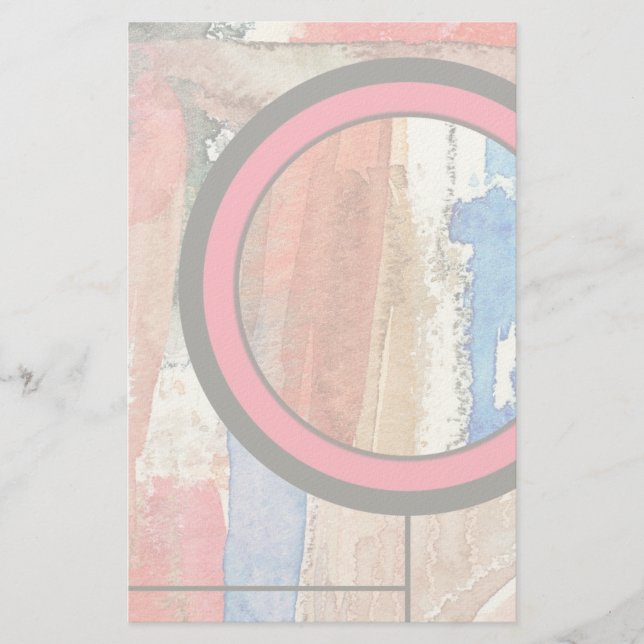abstrakt konstcollage, blandat massmedia och brevpapper (Framsida)
