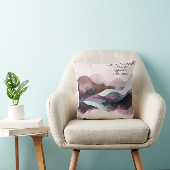 Abstrakt konstdesign | Modern minimalist Kudde (Stol)