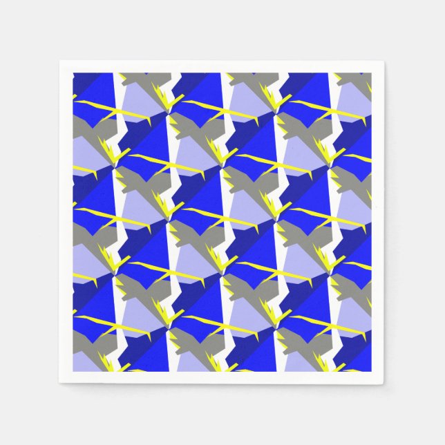 Abstrakt konstenergi pappersservett (Framsidan)