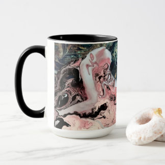 Abstrakt konstkaffemugg mugg