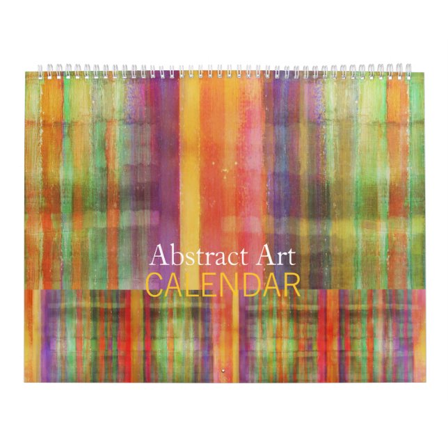 Abstrakt konstkalender kalender (Omslag)