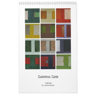 Abstrakt konstkalender kalender