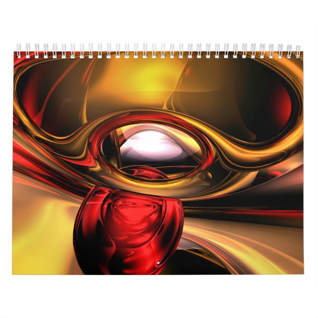 Abstrakt konstkalender V5 för anpassade Kalender (Omslag)
