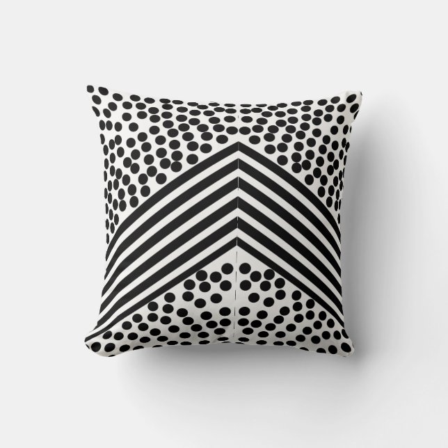 Abstrakt Konstkulor Linjer Mönster Kudd Cushion Kudde (Framsida)