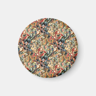 Abstrakt konstmagnet  magnet