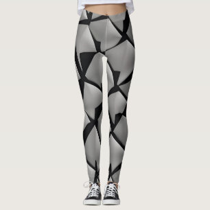 Abstrakt konstnärer vackra balkar leggings
